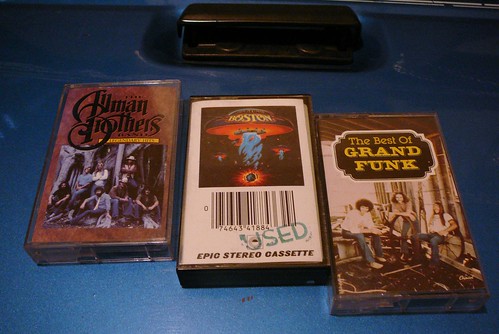 Allman Brothers, Boston, Grand Funk Cassettes