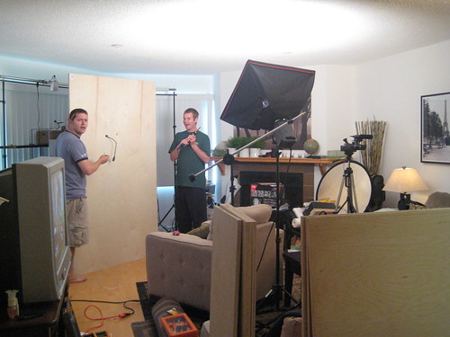 Ryan and Ferf, Working on the Set