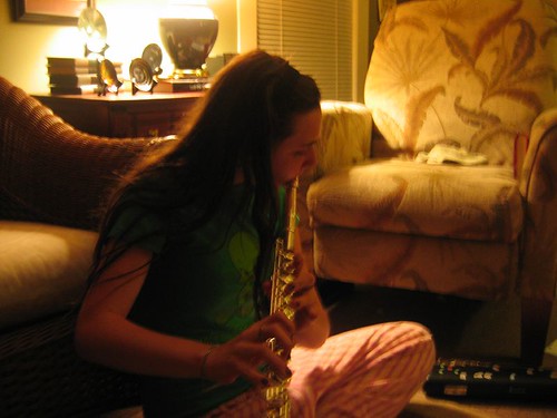 Mollie on Flute