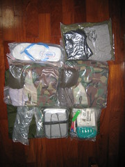 Field pack items packed 3 years ago