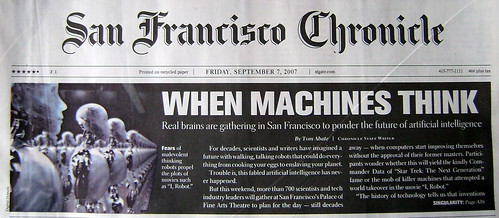 Singularity in the San Francisco Chronicle