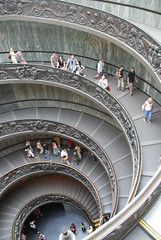 梵蒂冈博物馆的旋转楼梯