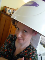 Me up under my new hair dryer.