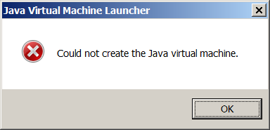 Java-Virtual-Machine-Launcher-Error