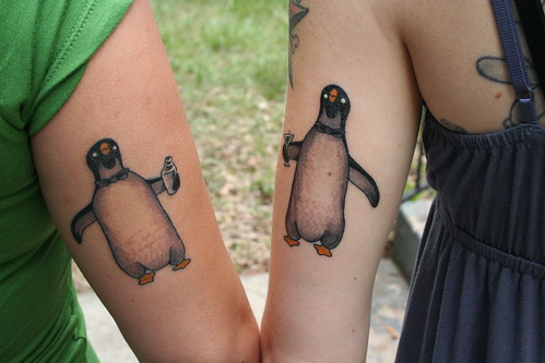 Our new Penguin tattoos!