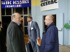 Luciano Bottaro al Museo del Fumetto di Angouleme, 2001