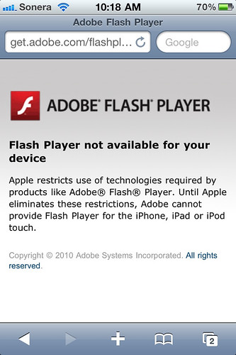 Adobe Flash Player & Apple