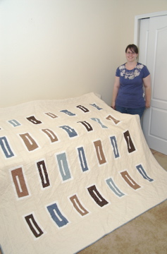 Me & The Finished Quilt!