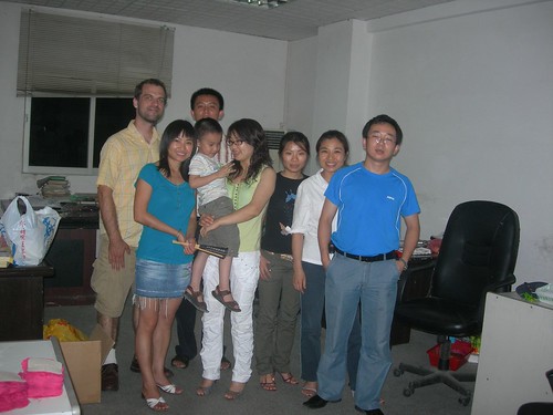 At Erjie's Factory [Nick, Gina, Dajiefu, Yangyang, Dajie, Sanjie, Erjie, A-Luo]