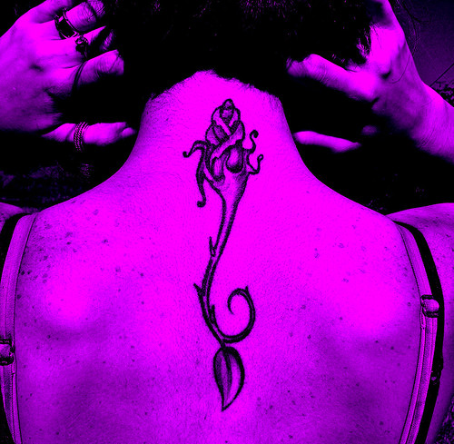 purple rose tattoo designs One of my daughter Brandi's tattoos