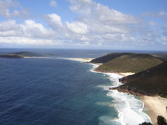 View from halfway up mount tomaree