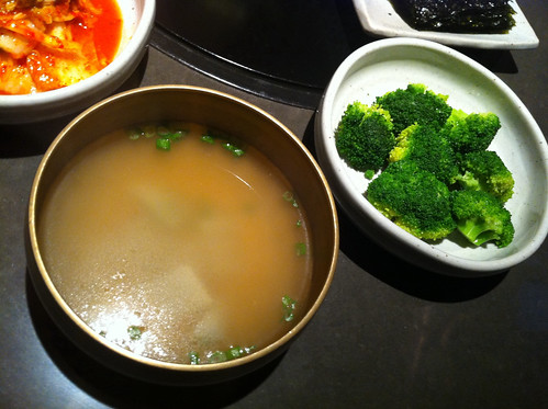 Soup & broccoli