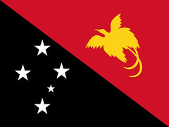 Drapeau papouasie Nouvelle guinee
