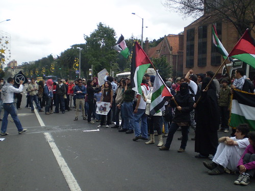 Marcha apoyo a Palestina / Gaza en Bogotá, Colombia - 20090106 - 1061809