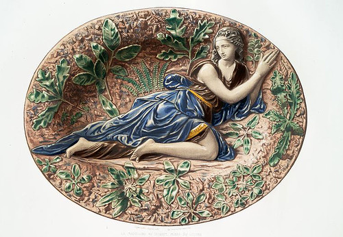 011-La Magdalena en el desierto-Museo del Louvre-Monographie de l'oeuvre de Bernard Palissy…1862