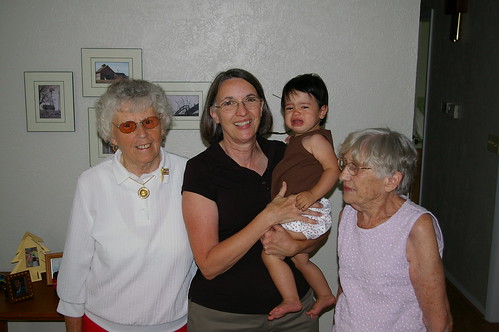 Rachel, Grandma, and Great-Grandmas