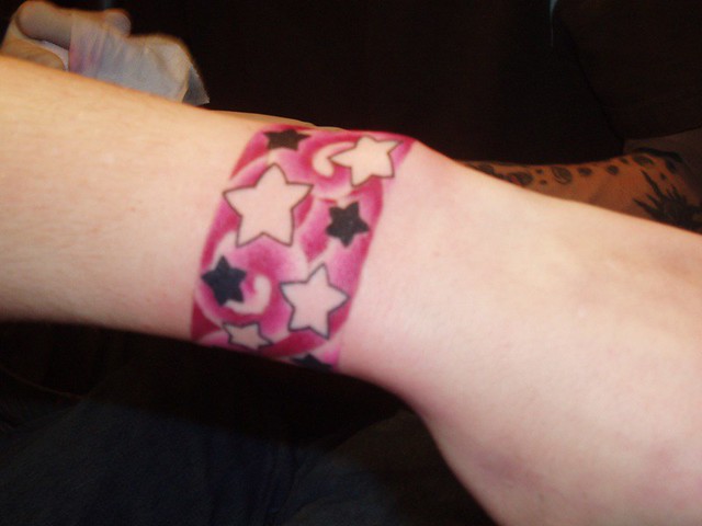 Swirly Star Tattoo. This was my 2nd tattoo. 4.5 hours of sheer pain.