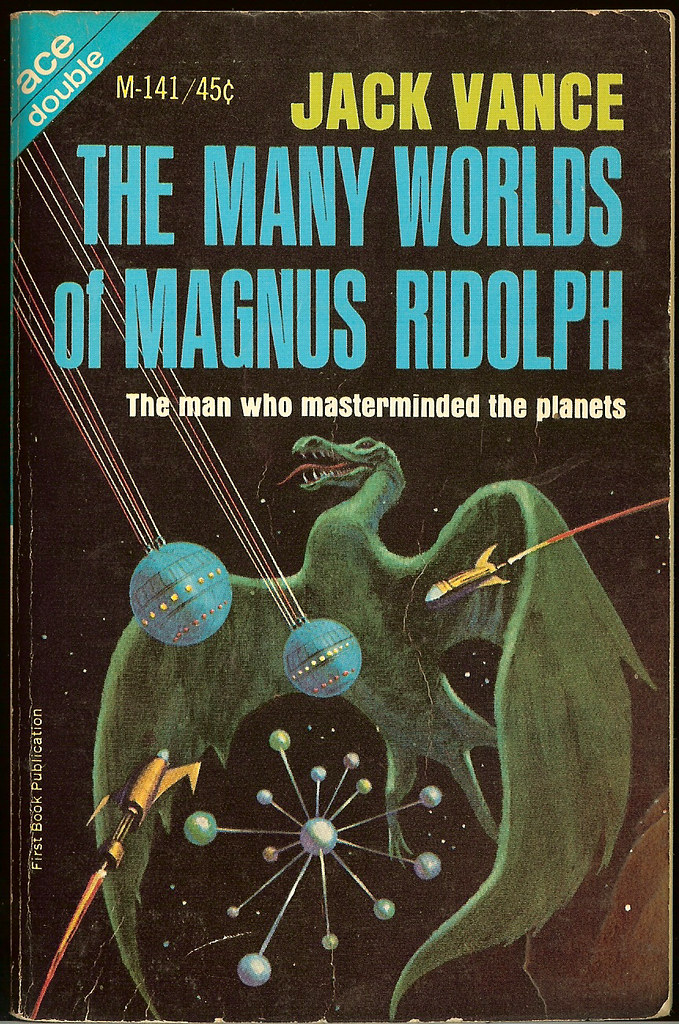 Jack Gaughan - Cover Illustration for Jack Vance - Many Worlds of Magnus Ridolph, 1966 