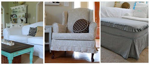 Slipcovers by Pink and Polka Dot