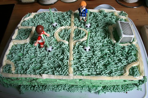 Birthday Football Cake