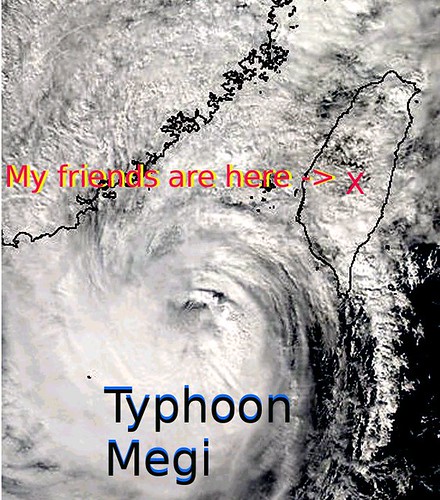 Typhoon Megi South China Sea
