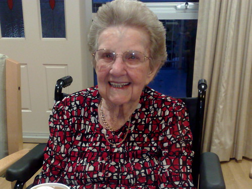 Grandma at her 99th birthday party