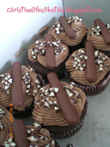 choc cupcakes