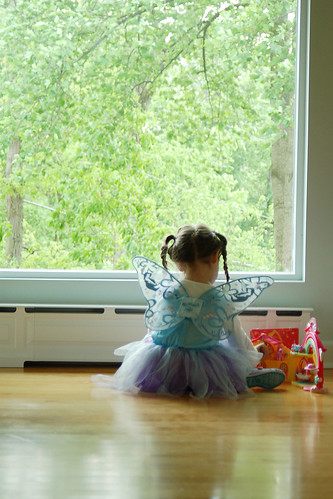 The fairy princess at play.