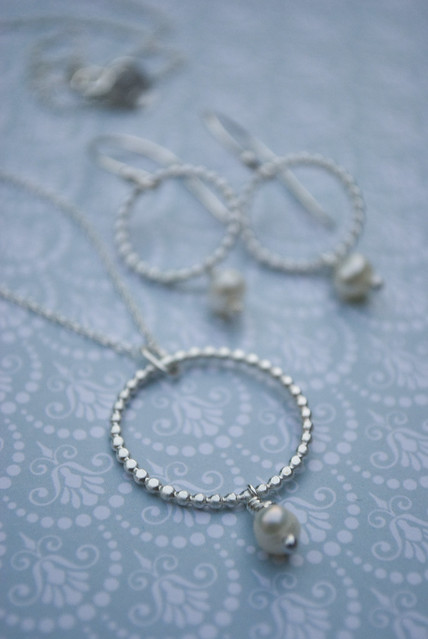 bridesmaid jewelry: Eileen + Walt