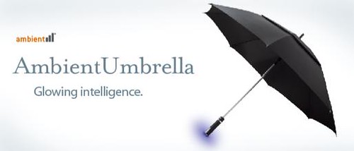 Ambient Devices produtora do guarda-chuva que sabe quando vai chover...