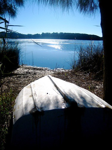 Waiting Dinghy, Narrabeen Lagoon
