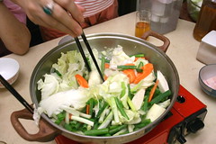 蔬菜下鍋