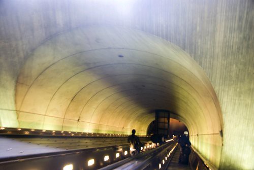Rosslyn Metro Station in Washington DC