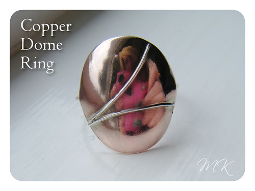copper dome ring