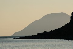 Alicudi island from the Dock of Pecorini, in Filicudi