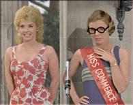 Donna Douglas and Nancy Kulp on 'The Beverly Hillbillies'