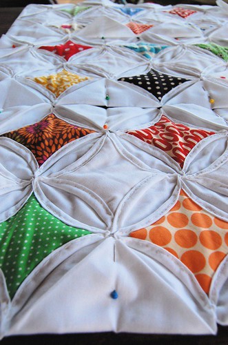cathedral window quilt