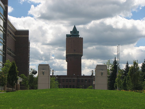 Kalamazoo, Michigan - Kalamazoo State Hospital Water Tower by Dogbert10.