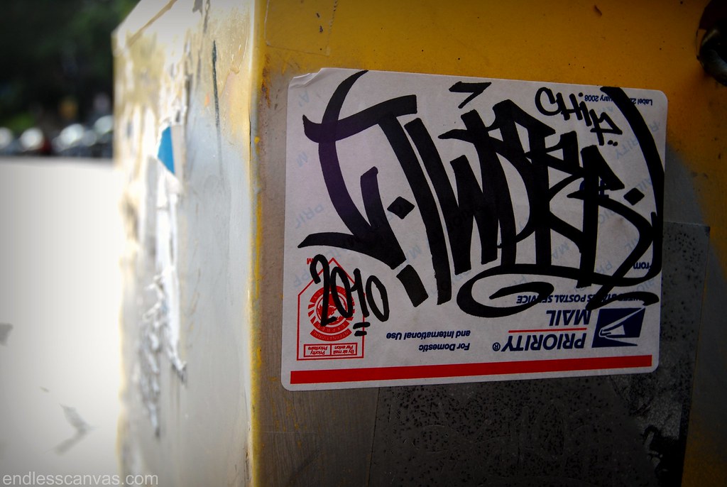 Twister Graffiti Sticker Berkeley CA. 