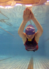 Liv's 104m Underwater Swim