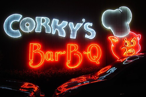 Corkys BBQ Sign