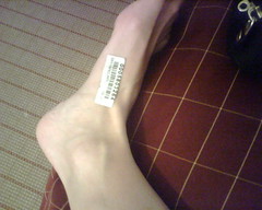 instead of a tattoo I awoke w a barcode, I don't know what that means...