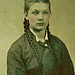 Tintype of Lovely Girl With Braids, circa 1872