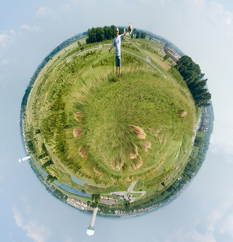 Earl World Panorama Globe