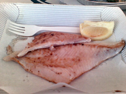 Grilled bream@Fisheries on the Spit