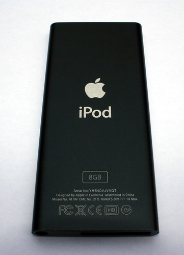 ipod nano 2nd generation. iPod Nano 2nd Generation Back