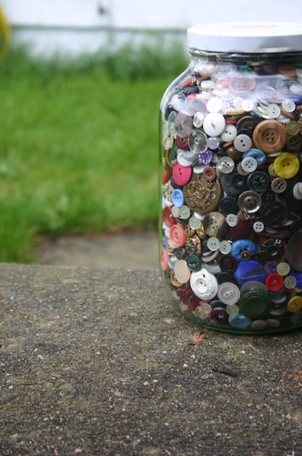 jar of buttons