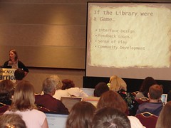 Lisa Janicke Hinchliffe talks about gaming at the University of Illinois, Urbana-Champaign Library