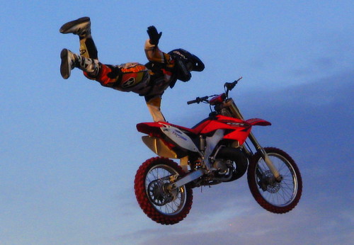 Flying Motorcycle stuntman 2