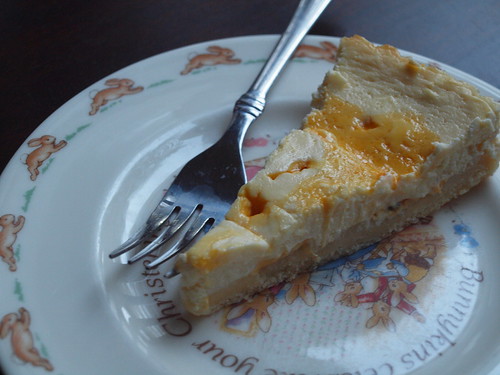 lemon and passionfruit cheesecake